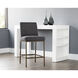 Leighland 38 inch Dark Grey Counter Stool